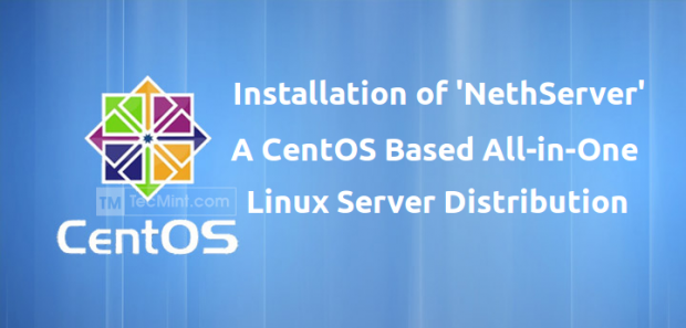 Installation of NethServer