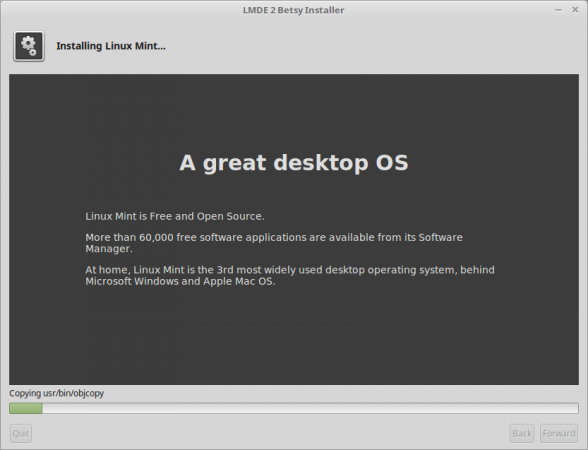 Installing Linux Mint Debian Edition