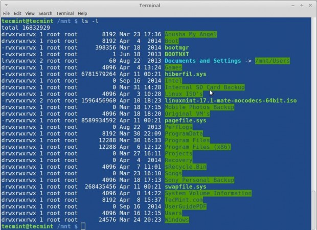 Mount Windows Partition on CentOs-7