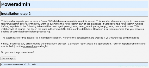 PowerDNS Database