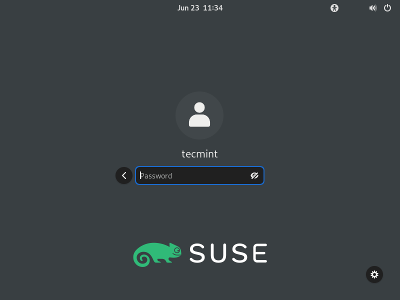 SUSE User Login