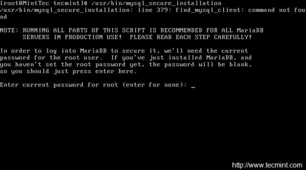 Secure MariaDB Database