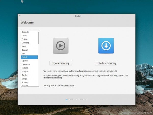 Select Install Elementary OS