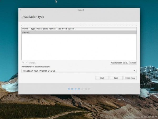 Select Installation Device