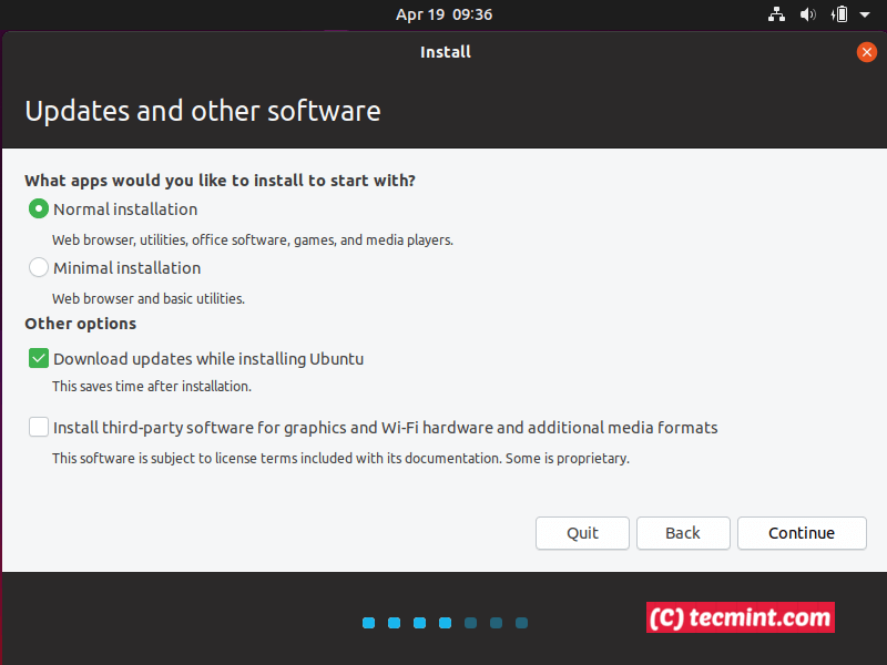 Actualizaciones de software de Ubuntu 
