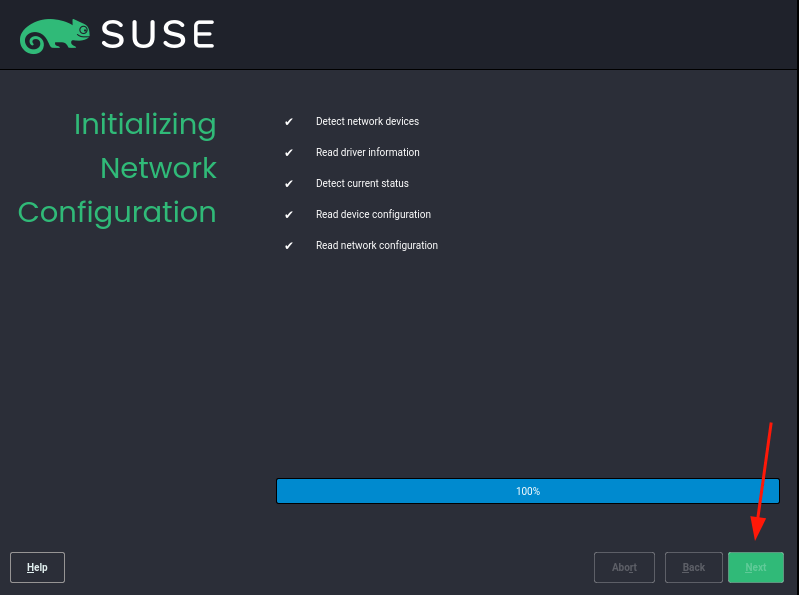 Initialize SUSE Linux Enterprise Server