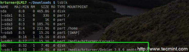 Check USB Device Name