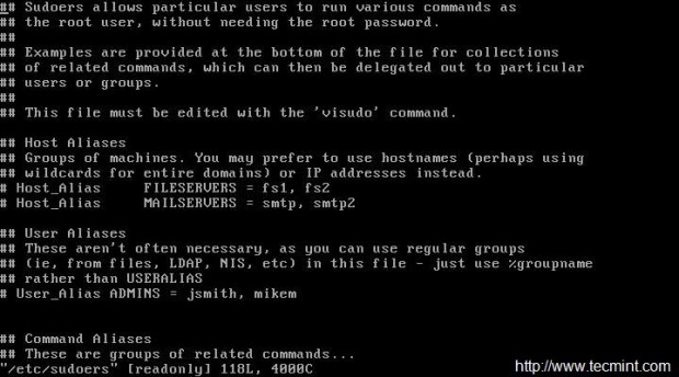 sudoers File
