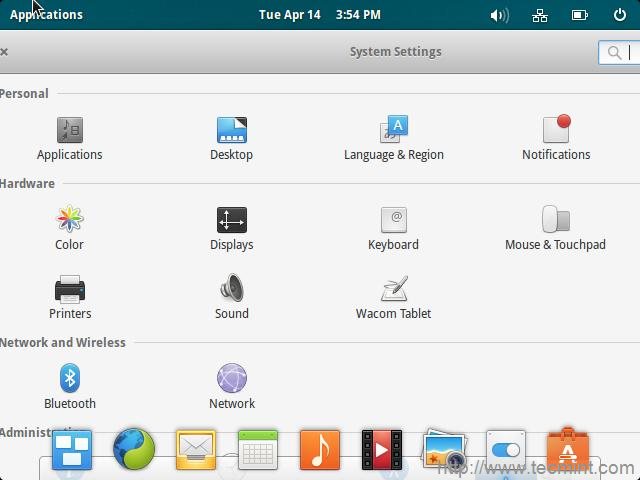 System Settings | Tecmint: Linux Howtos, Tutorials & Guides