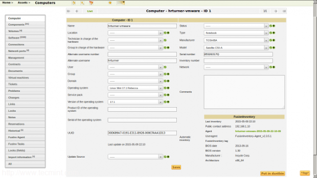 Detailed Inventory View