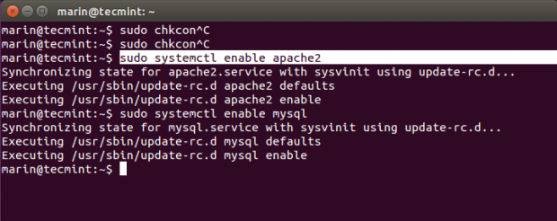 Enable Services at Boot