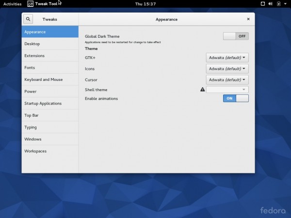 Gnome Tweak Tool