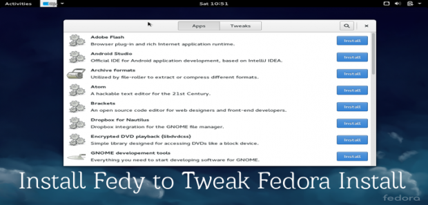 Install Fedy in Fedora