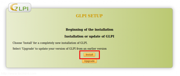 GLPI Installation