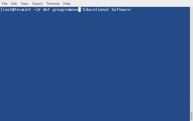 Remove Group Package