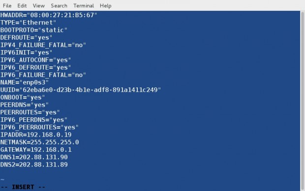 Configure Network Interface