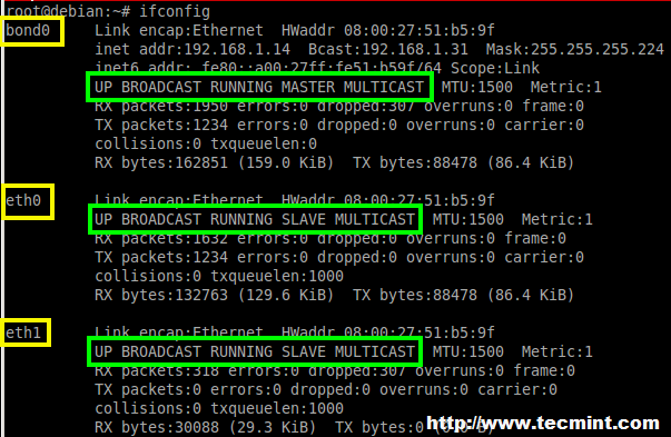 Check Active Network Interfaces