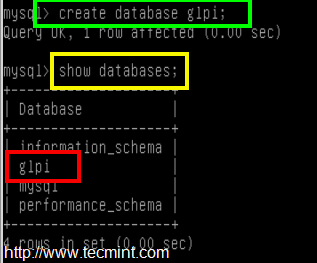 Show MySQL Databases