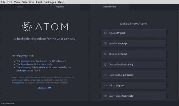 Atom Text Editor