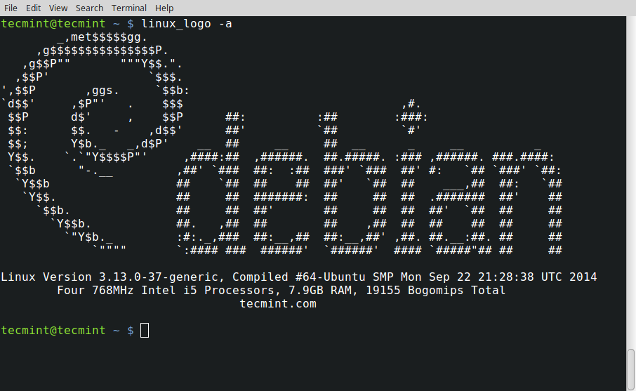  Logotipo de Linux en blanco y negro 