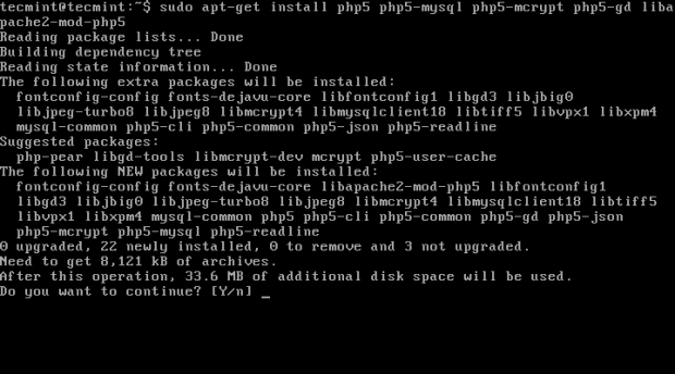 Install PHP on Ubuntu 15.04