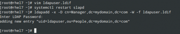 LDAP User Configuration