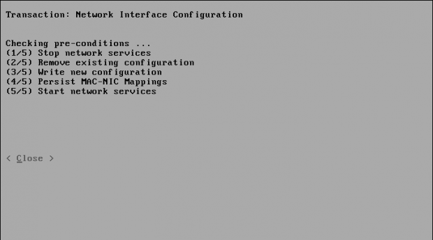 Network Interface Configuration