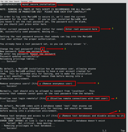 Secure Mysql Server