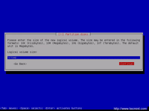 Set Var Partition Size