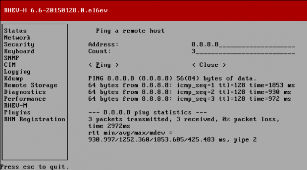 Test Network Connectivity