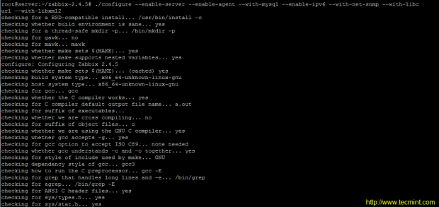 Compile Zabbix from Source