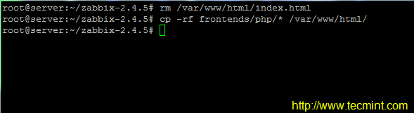 Configure Apache for Zabbix