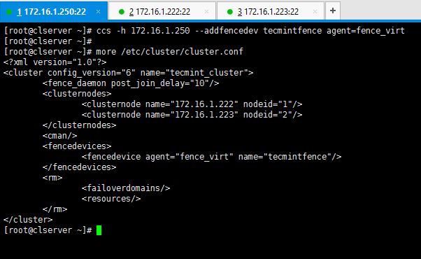 Add Fencing Device in Cluster