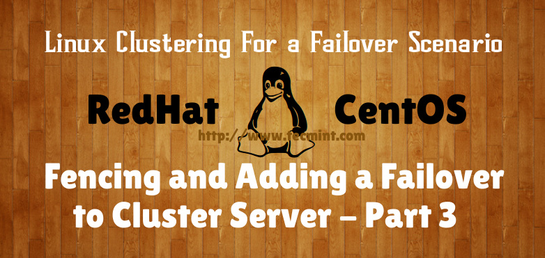 Fencing and Add Failover to Cluster