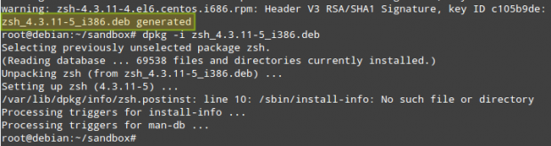  Instalar RPM Converted Deb Package 