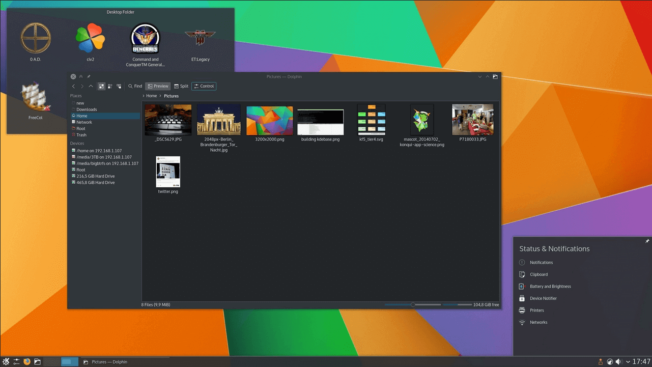 KDE Plasma Desktop