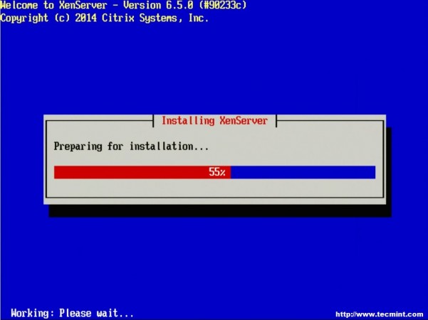 Preparing XenServer Installation