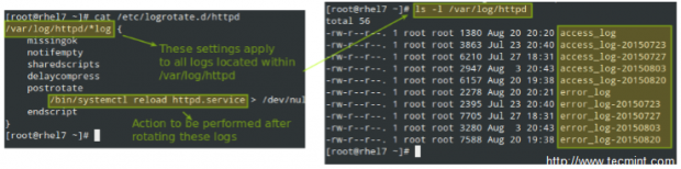 Rotate Apache Log Files