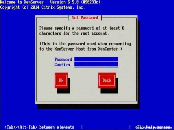 Set XenServer Root Password