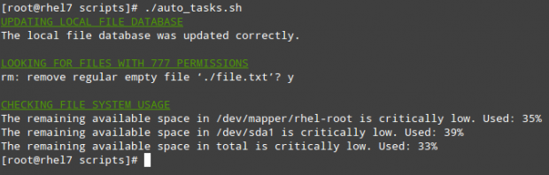 Shell Script para encontrar 777 permisos