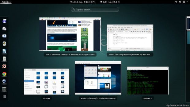 Virtual Desktop on Linux