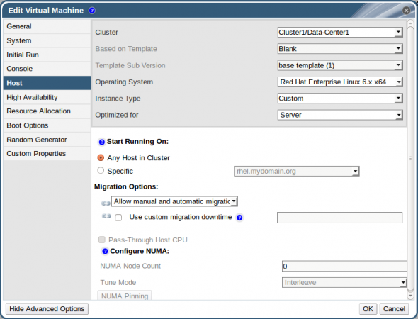 Cluster Migration Options