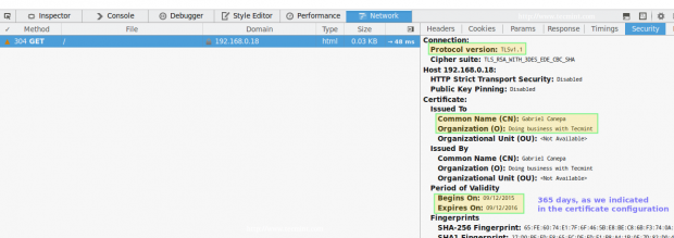 Inspect Apache HTTPS Connection 