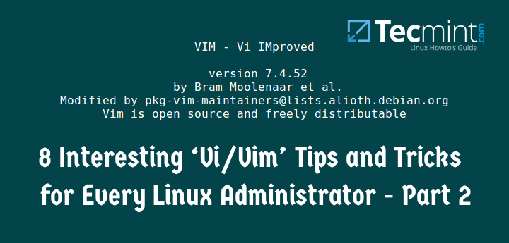  Aprenda el Editor Vi/Vim en Linux 