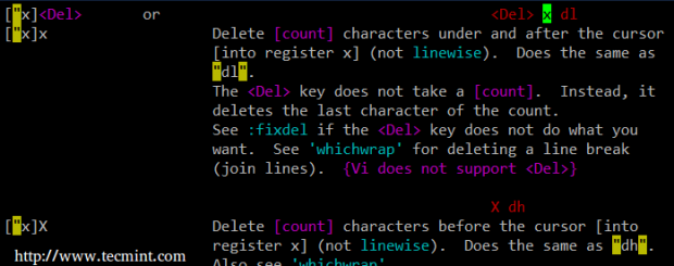 Marks Usage in Vim Editor