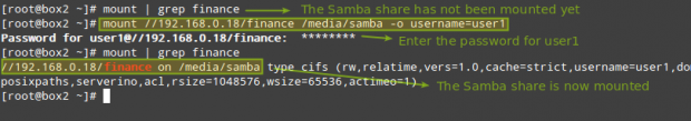 Mount Samba Network Share