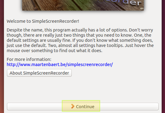 Simple Screen Recorder Setup