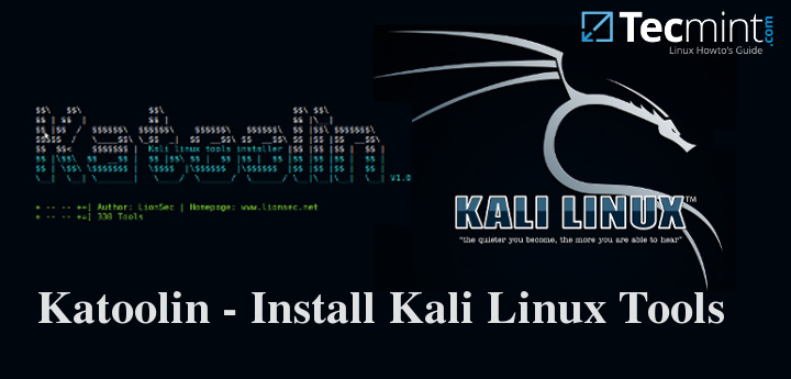 kali linux how to install all tools