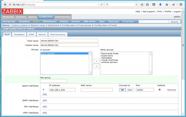 Add Linux Host to Zabbix Monitoring