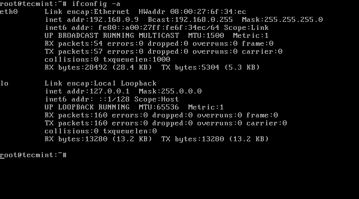 Check Network Details